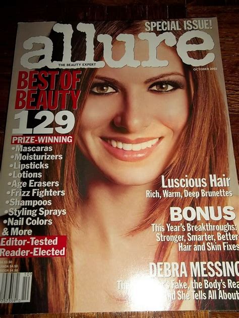 allure magazine debra messing